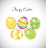 Beautiful Easter Egg Background Vector Illustration