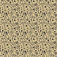 Abstract Music Background. Seamless Pattern. Vector Illustration.