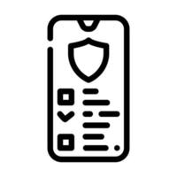 data access line icon vector illustration line