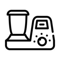 food processor line icon vector symbol illustration