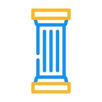 columns and posts color icon vector illustration