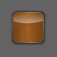 Wood application icon vector illustration