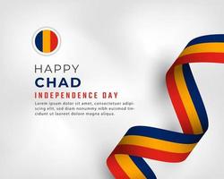 Happy Chad Independence Day November 28th Celebration Vector Design Illustration. Template for Poster, Banner, Advertising, Greeting Card or Print Design Element