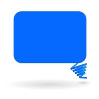 Abstract origami speech bubble vector background