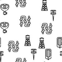 Irrigation System Vector Seamless Pattern