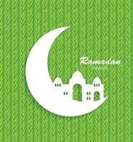 Background for Muslim Community Festival Vector Illustration