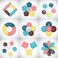 Big Set of Infographic Banner Templates for Your Business Vector Illustration