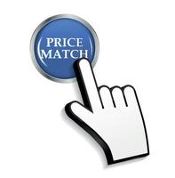 Price Match Label Vector Illustration