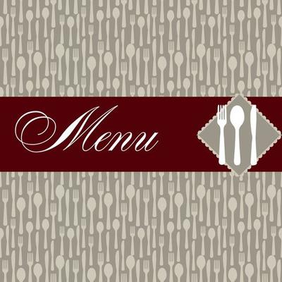 Restaurant menu template vector illustration