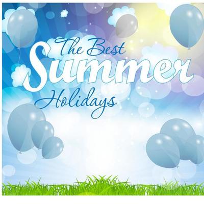 Summer holidays vector background.