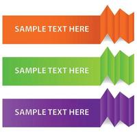 Vector labels for business design