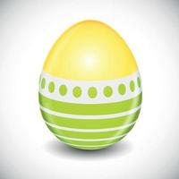 Beautiful Easter Egg Background Vector Illustration