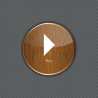iconos de aplicaciones de madera de música ilustración vectorial vector