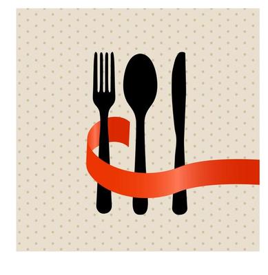 Restaurant menu template in retro style vector illustration
