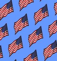 american flag pattern on blue... vector