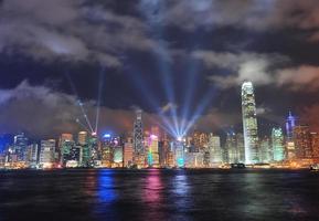 Hong Kong at night photo