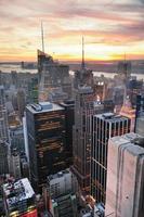 Manhattan sunset vuew