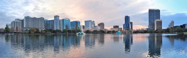 Orlando panorama waterfront view