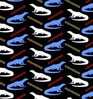 komodo pattern white and gray... vector