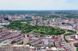 Boston aerial view photo