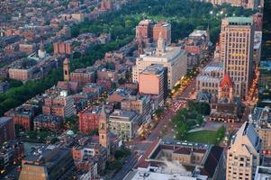 vista de la arquitectura de boston foto