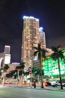 vista del centro de miami foto