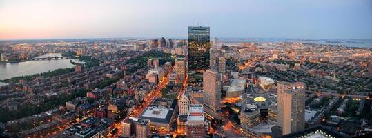 Boston night view photo