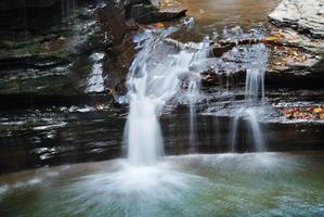 waterfall closeup view photo
