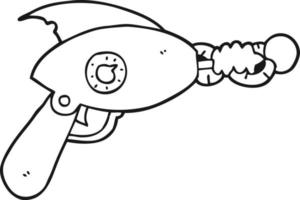 cartoon ray gun vector