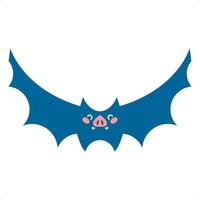 cute halloween bat vector