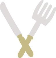 knife and fork vector