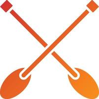 Paddles Icon Style vector