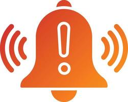 Warning Alarm Icon Style vector