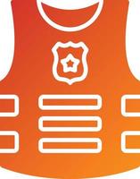 Bulletproof Vest Icon Style vector