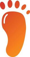 Footprint Icon Style vector