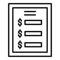 Price List Icon Style vector