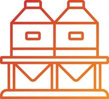 Silo Icon Style vector