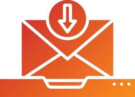 Inbox Icon Style vector