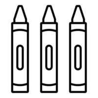 Crayons Icon Style vector