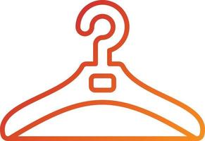 Clothes Hanger Icon Style vector