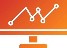 Web Analytics Icon Style vector