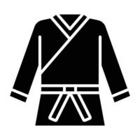 Martial Arts Icon Style vector