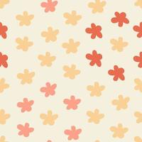 Floral seamless pattern. Colorful surface design vector