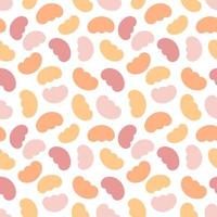 Abstract seamless pattern. Simple organic shapes vector