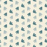 Seamless pattern with abstract shapes. Simple colored doodles vector