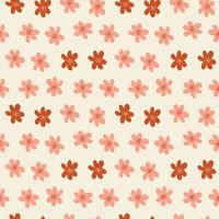 Abstract seamless pattern. Simple organic shapes vector