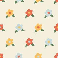 Colorful seamless pattern. Bright abstract shapes vector