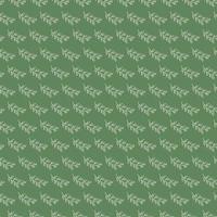 Cute botanical pattern. Seamless background in doodle style vector