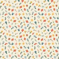 Colorful seamless pattern. Bright abstract shapes vector