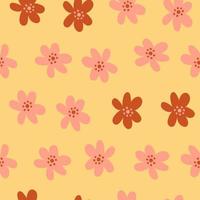 Floral seamless pattern. Colorful surface design vector